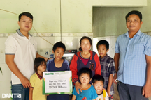 Hơn 135 triệu đồng đến với người phụ nữ gồng gánh nuôi 8 miệng ăn