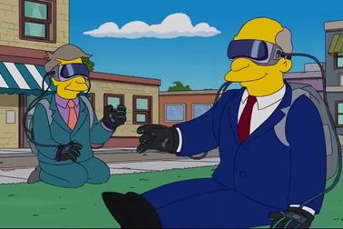 Cảnh trong bộ phim The Simpsons khiến nhiều người liên tưởng đến Vision Pro