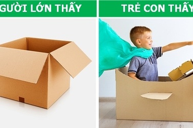 Khác biệt thú vị về cách nhìn nhận thế giới giữa trẻ con và người lớn