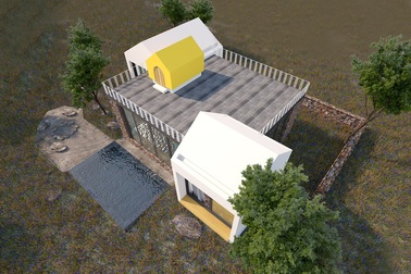 Gợi ý mẫu thiết kế biệt thự nhà vườn "mini" với chi phí khoảng trên 700 triệu đồng