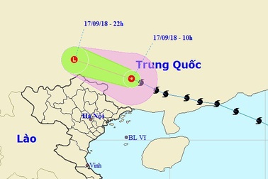 Bão số 6 đã suy yếu thành áp thấp nhiệt đới trên đất liền Trung Quốc