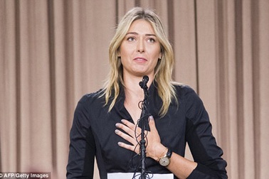 “Búp bê” Maria Sharapova chính thức lĩnh án cấm thi đấu 2 năm