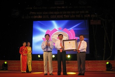 Dân ca, ví dặm Nghệ Tĩnh trở thành di sản Văn hóa Quốc gia