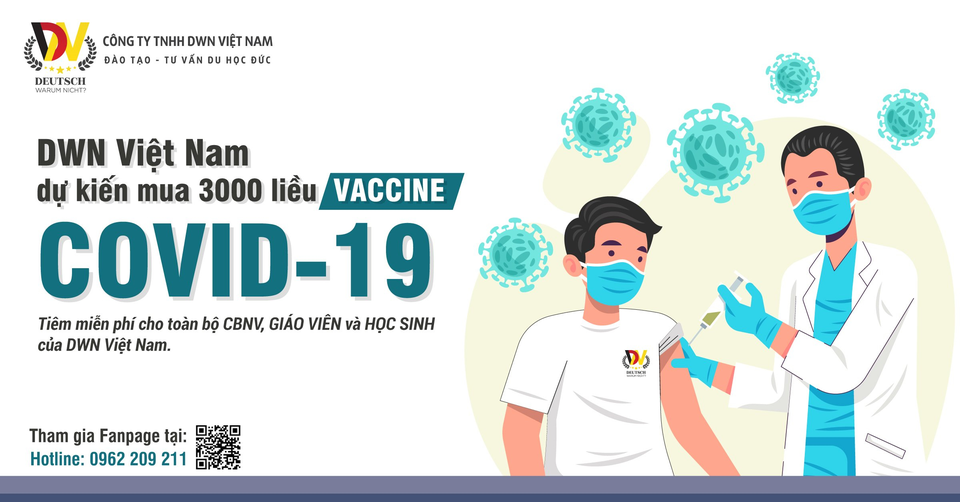 Một công ty về đào tạo - tư vấn du học Đức dự kiến mua 3.000 liều vaccine Covid-19 - 1 Một công ty về đào tạo - tư vấn du học Đức dự kiến mua 3.000 liều vaccine Covid-19 - 1