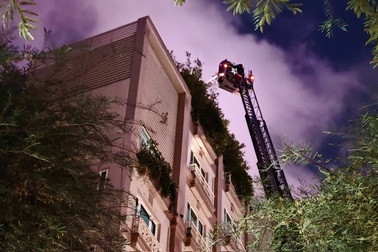 Cháy ở khách sạn ngay trung tâm TPHCM