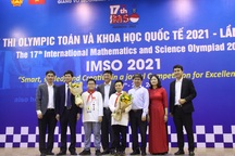 Việt Nam giành 2 Huy chương Vàng Olympic Toán học và Khoa học quốc tế