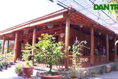 Độc đáo ngôi nhà làm từ hơn 4000 cây dừa