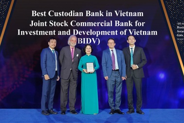 BIDV nhận giải thưởng "Ngân hàng lưu ký - giám sát tốt nhất Việt Nam"