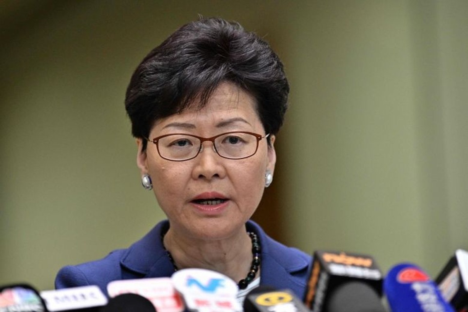 Mỹ đưa lãnh đạo Hong Kong vào danh sách trừng phạt - 1 Mỹ đưa lãnh đạo Hong Kong vào danh sách trừng phạt - 1