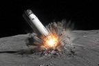 Tên lửa của SpaceX lao xuống Mặt Trăng, tạo nên vụ nổ cực mạnh