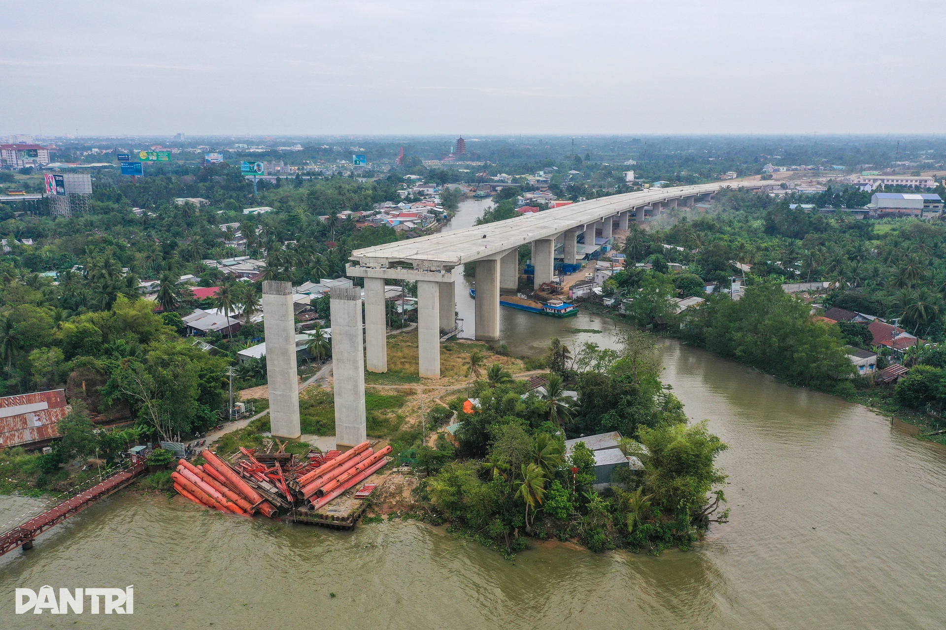 Hình hài dự án cầu dây văng trụ chữ A cao nhất vùng Tây Nam Bộ - 12 Hình hài dự án cầu dây văng trụ chữ A cao nhất vùng Tây Nam Bộ - 12