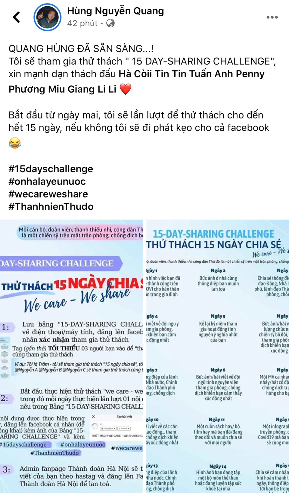 Tham gia thử thách để những ngày “ở nhà là yêu nước” trở nên ý nghĩa - 6 Tham gia thử thách để những ngày “ở nhà là yêu nước” trở nên ý nghĩa - 6