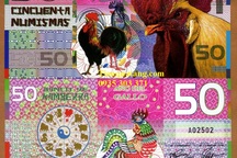 Gần nửa triệu đồng tờ 2 USD tiền con gà mừng tuổi Tết