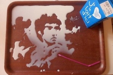 Vẽ tranh tuyệt đẹp bằng đồ ăn