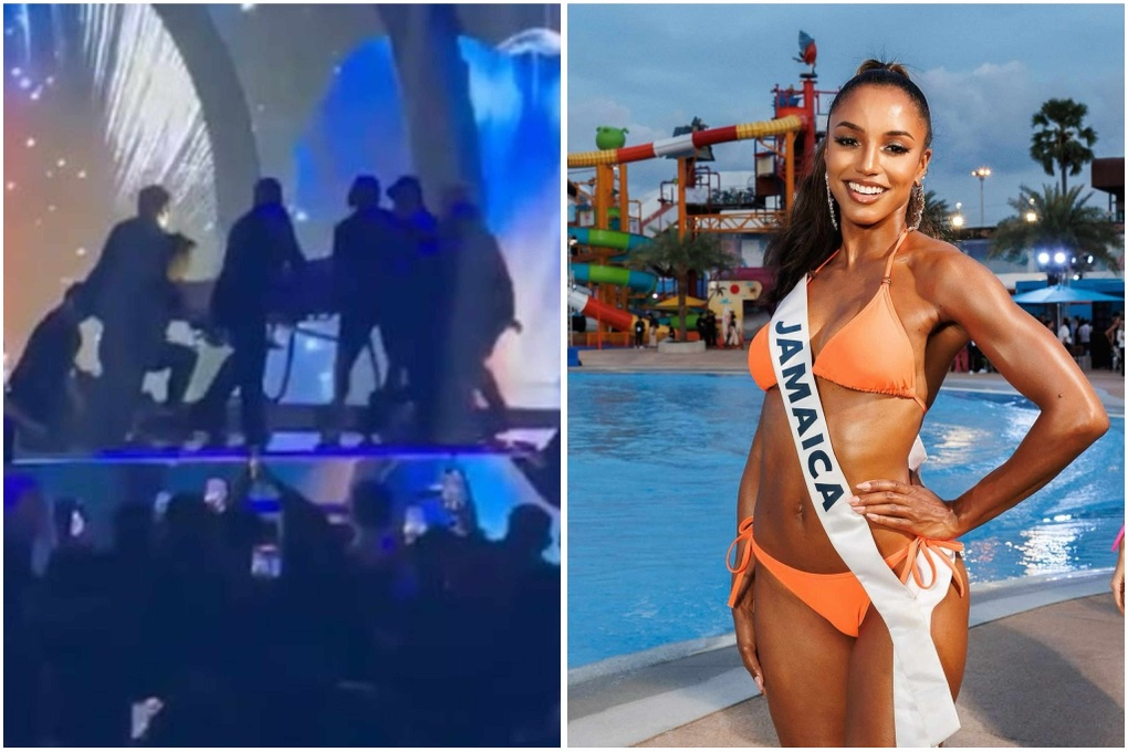 Sự cố bất ngờ tại bán kết Hoa hậu Hoàn vũ 2025, một thí sinh phải nhập viện - 1 Sự cố bất ngờ tại bán kết Hoa hậu Hoàn vũ 2025, một thí sinh phải nhập viện - 1