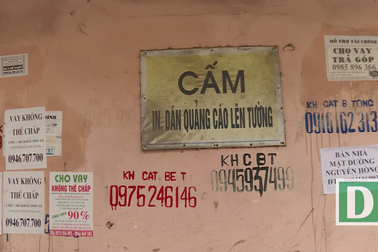 Quảng cáo rao vặt, tín dụng đen bôi bẩn bộ mặt thủ đô