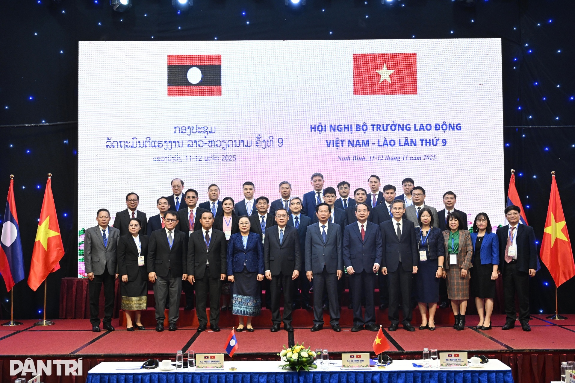 Überblick über die 8. und 9. Konferenz der Arbeitsminister Vietnams und Laos Toàn cảnh Hội nghị Bộ trưởng Lao động Việt Nam - Lào lần thứ 9 - 8