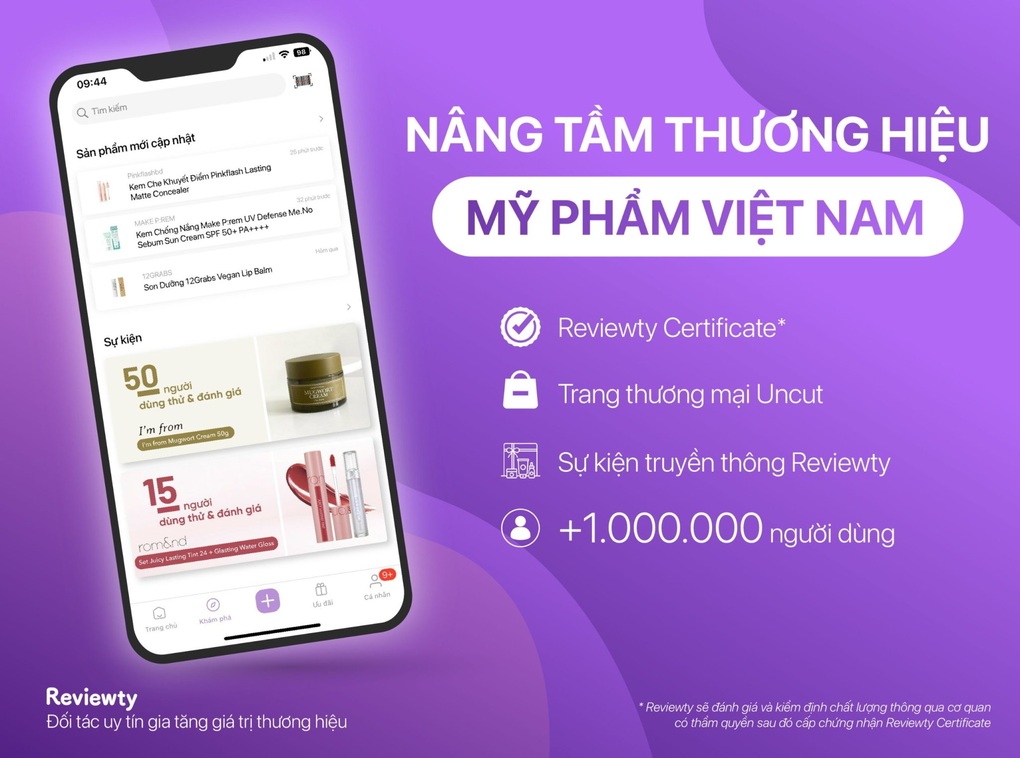 Reviewty phát động dự án cuối năm Chắp cánh cùng mỹ phẩm Việt - 1 Reviewty phát động dự án cuối năm Chắp cánh cùng mỹ phẩm Việt - 1