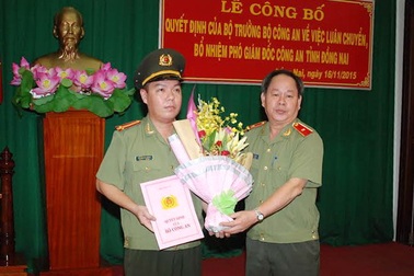 Tân Phó giám đốc Công an tỉnh 33 tuổi