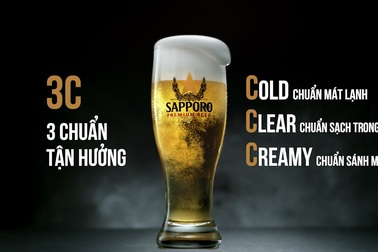 Đột phá Sapporo Premium Beer - nâng vị êm đằm, xứng tầm chất lượng