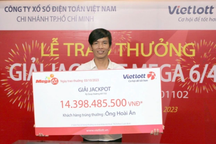 Người trúng Vietlott 14 tỷ công khai danh tính vì "không phải số tiền lớn"