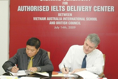 Thành lập trung tâm tổ chức thi IELTS được ủy thác đầu tiên tại khu vực Châu Á Thái Bình Dương