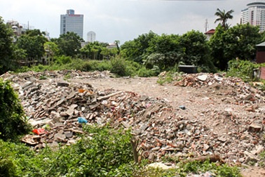 Dự án công viên cây xanh giữa lòng thủ đô "treo" suốt 10 năm 