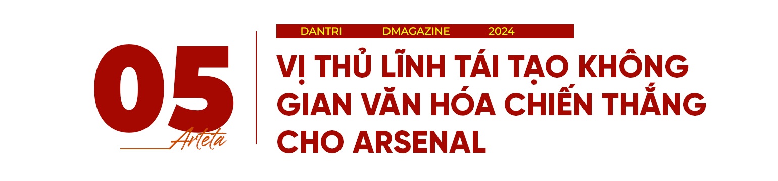 View - Phong cách tướng soái của HLV Arteta và văn hóa chiến thắng tại Arsenal | Báo Dân trí