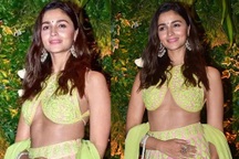 Kiều nữ Ấn Độ Alia Bhatt mặc gợi cảm dự đám cưới bạn thân