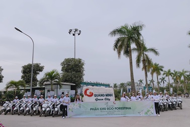 Roadshow giới thiệu phân khu Eco Forestina phủ xanh đường phố Hải Phòng