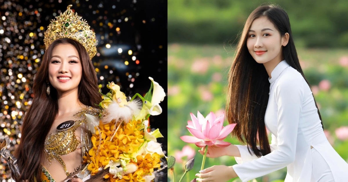 Vượt qua 35 thí sinh trong chung kết Miss Grand Vietnam 2024, người đẹp Võ Lê Quế Anh đã đăng quang ngôi vị cao nhất. Người đẹp sinh năm 2001, đến từ Quảng Nam. Cô cao 1,72m, số đo 3 vòng là 88-63-90cm, hiện hoạt động nghệ thuật tự do.