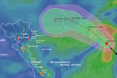 Bão Mitag hình thành trên Biển Đông