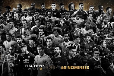 Đề cử đội hình xuất sắc nhất FIFA: Chỉ có một cầu thủ Anh