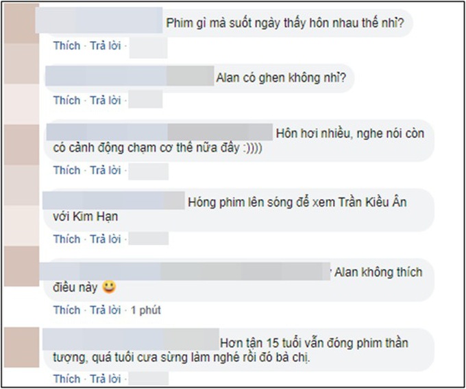 Trần Kiều Ân liên tục hôn bạn diễn ở hậu trường phim mới, netizen thắc mắc: Không sợ tình trẻ ghen à tỉ tỉ ơi? - Ảnh 5. Trần Kiều Ân liên tục hôn bạn diễn ở hậu trường phim mới, netizen thắc mắc: Không sợ tình trẻ ghen à tỉ tỉ ơi? - Ảnh 5.