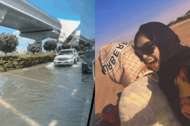 Châu Bùi đến Dubai giữa trận lụt lịch sử, choáng cảnh "phố biến thành sông"