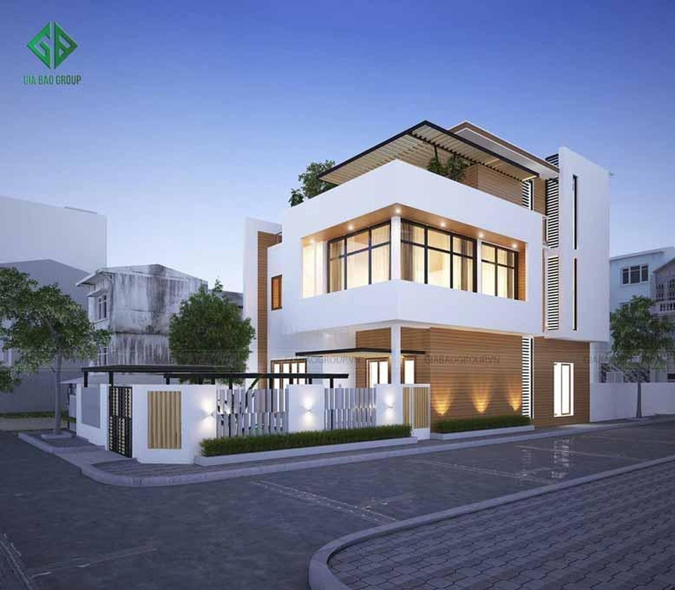Thiết kế nhà phố 2 mặt tiền và những ưu điểm tuyệt vời - 3 Thiết kế nhà phố 2 mặt tiền và những ưu điểm tuyệt vời - 3
