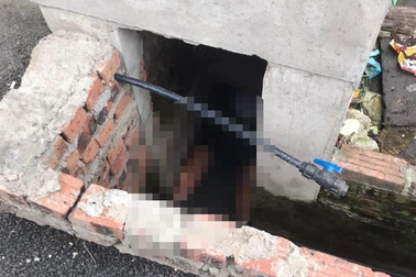 Phát hiện thi thể trong ống cống ở Bắc Giang