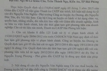 Nhũng nhiễu “vòi tiền” doanh nghiệp, cán bộ công an bị thanh tra “sờ gáy”