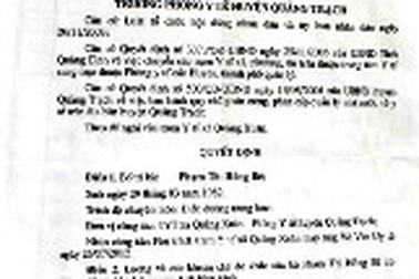 Quảng Bình: Trạm trưởng Y tế xã “mất chức” vì đi học