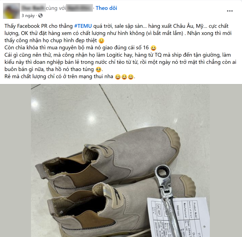 Mua hàng trên ứng dụng Temu của Trung Quốc - Coi chừng tiền mất, tật mang - 4 Mua hàng trên ứng dụng Temu của Trung Quốc - Coi chừng tiền mất, tật mang - 4
