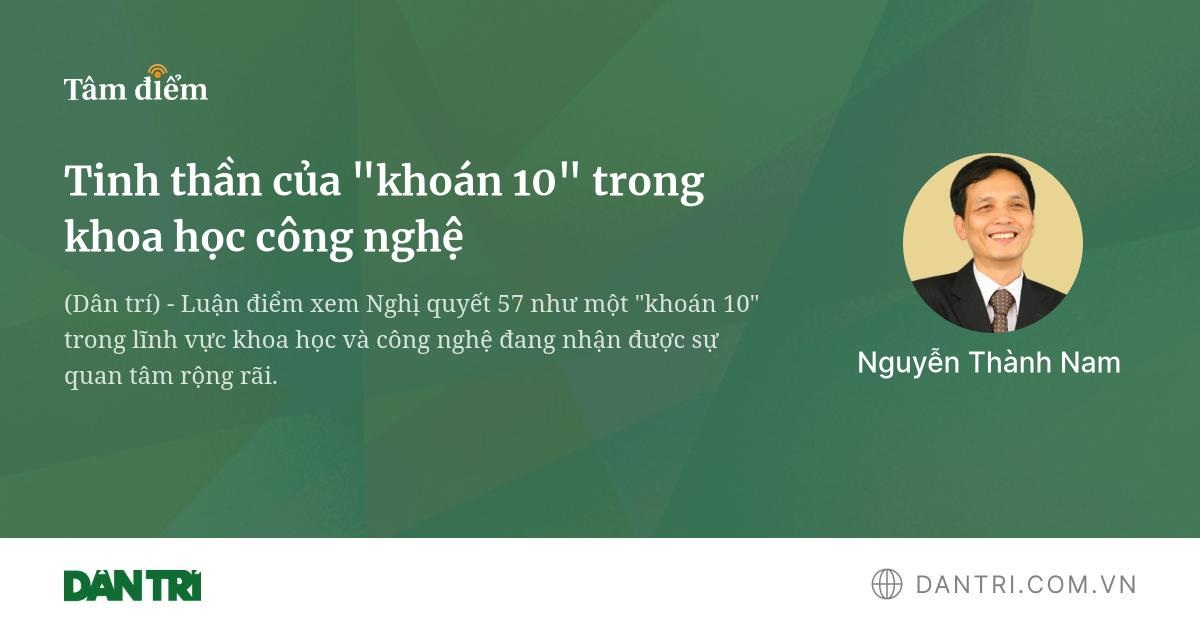 Tinh thần "khoán 10" trong khoa học và công nghệ: Đổi mới sáng tạo