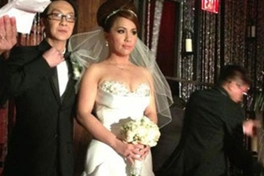 Gia đình Bằng Kiều dự tiệc cưới Minh Tuyết 