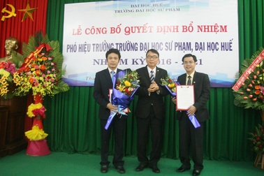 Bổ nhiệm 2 Phó Hiệu trưởng Đại học Sư phạm Huế