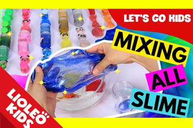 Tiếng Anh trẻ em: Học về màu sắc qua slime ma quái