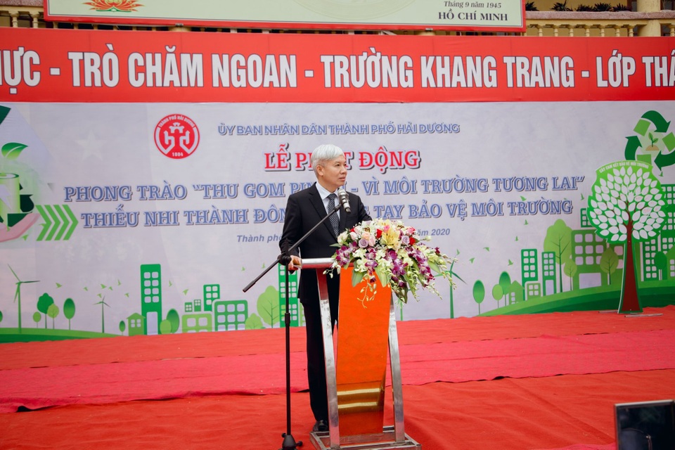 Thành phố Hải Dương: Lễ phát động phong trào Thu gom pin cũ, vì môi trường tương lai - 2 Thành phố Hải Dương: Lễ phát động phong trào Thu gom pin cũ, vì môi trường tương lai - 2