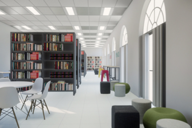 Thư viện 5 sao của trường Marie Curie khiến cộng đồng mạng “phát hờn” vì sang trọng