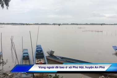 Lũ miền Tây... như bức tranh mặt khóc mặt cười