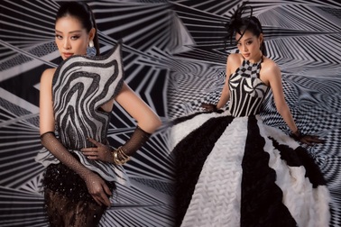 Hoa hậu Khánh Vân không ngại mặc hở, "lột xác" ấn tượng sau khi kết hôn