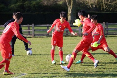 U19 Việt Nam tự tin đối đầu với liên minh học viện JMG Bỉ - Ghana
