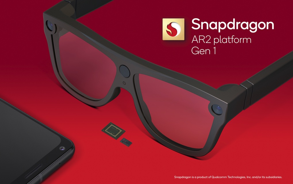 Thiết kế nhỏ gọn của chip Snapdragon AR2 Gen 1 giúp tạo ra những chiếc kính thực tế ảo tăng cường với kích cỡ gọn nhẹ và thời trang hơn (Ảnh: Qualcomm). Thiết kế nhỏ gọn của chip Snapdragon AR2 Gen 1 giúp tạo ra những chiếc kính thực tế ảo tăng cường với kích cỡ gọn nhẹ và thời trang hơn (Ảnh: Qualcomm).